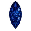Blue Spinel Dark marquise