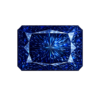 Blue Spinel Dark octagon