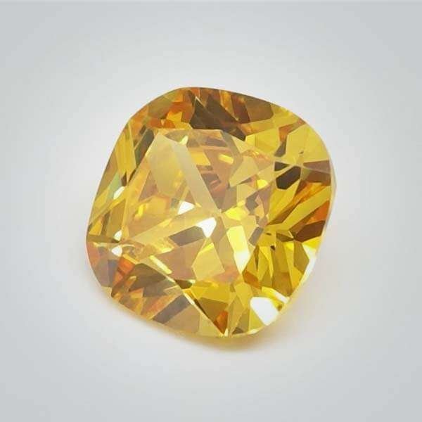 CZ Yellow Cushion