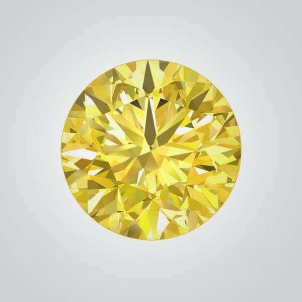 CZ Yellow Round