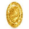 Citrine light # 173 oval
