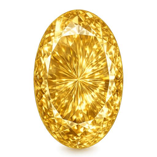 Citrine light # 173 oval