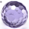 Cubic Zirconia Faceted Beads Lavander
