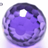 Cubic Zirconia Faceted Beads Violet