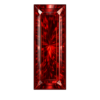 Cubic Zirconia Garnet AAA, Baguette