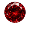 Cubic Zirconia Garnet AAA, Round