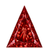 Cubic Zirconia Garnet AAA, Triangle
