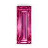 Cubic Zirconia Pink AAA, Baguette