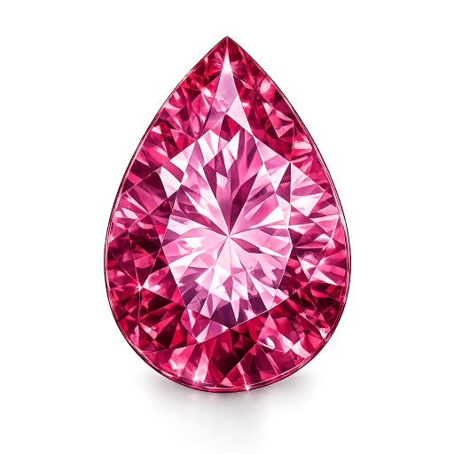 Cubic Zirconia Pink AAA, Pear