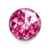 Cubic Zirconia Pink AAA, Round Rose cut