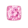 Cubic Zirconia Pink Rose AAA, Cushion