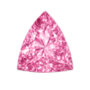 Cubic Zirconia Pink Rose AAA, trillion