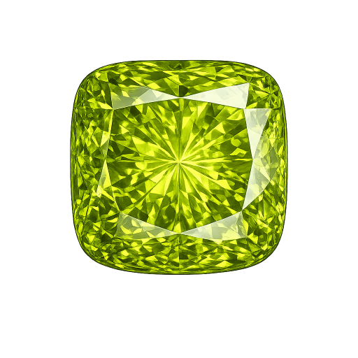 Cushion Natural Earth Mine Genuine Peridot