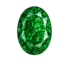 Emerald Green Medium #113 Oval