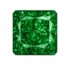 Emerald Green Medium #113 Square cut corner