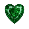 Emerald Green Medium #113 heart