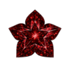 Flower Dark Garnet