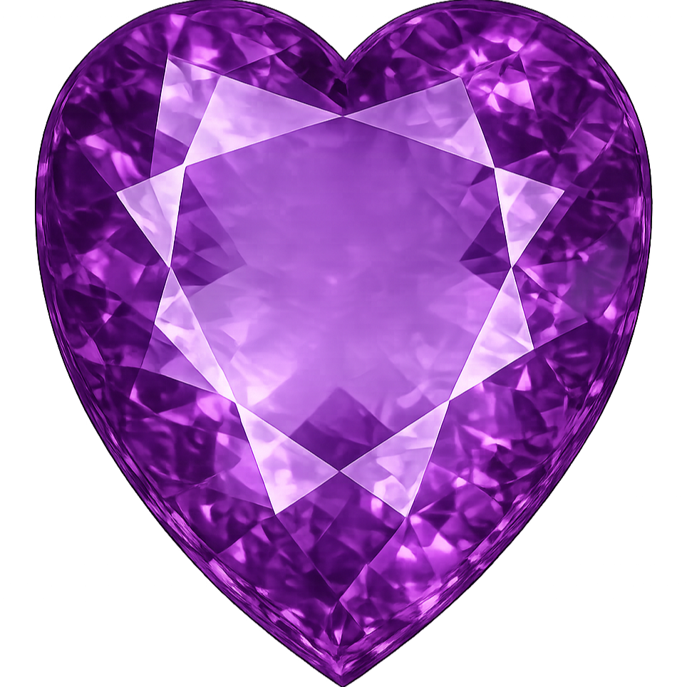 Heart Amethyst