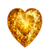 Heart Natural Earth Mine Genuine Citrine