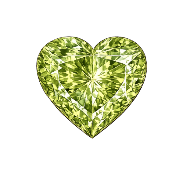 Heart Natural Earth Mine Genuine Green Amethyst
