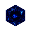 Hexagon Blue Sapphire #34
