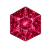 Hexagon Rubby #4 synthetic Gemstone