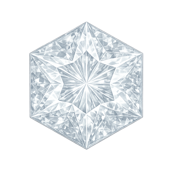 Hexagon White #12