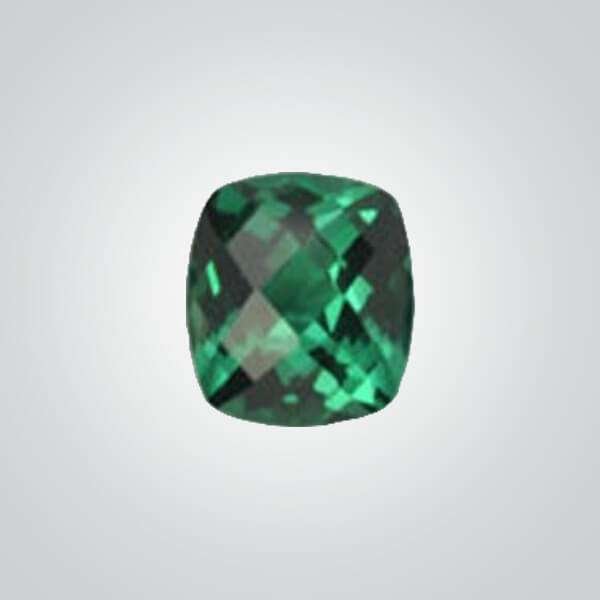 Hydrothermal Biron Emerald Cushion