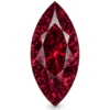 Marquise CZ Rhodolite AAA