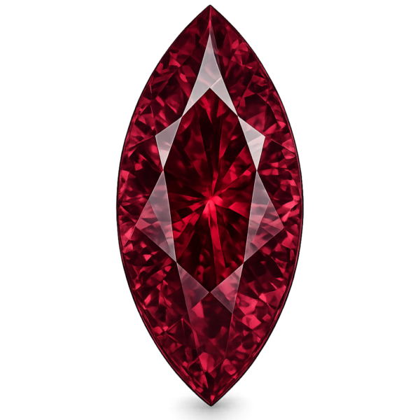 Marquise CZ Rhodolite AAA