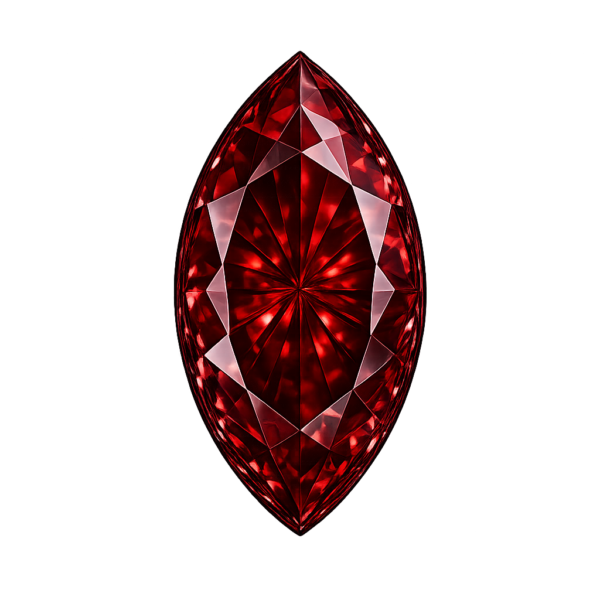 Marquise Garnet #8 Synthetic Gemstone