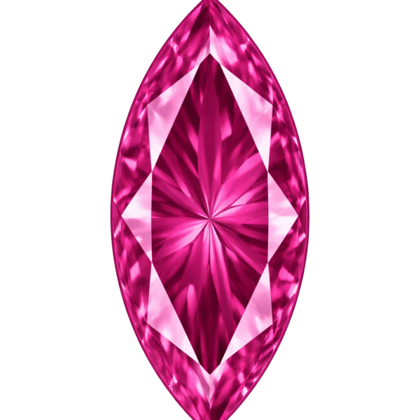 Marquise Rose#3 Synthetic Gemstone
