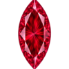 Marquise Ruby #4 Synthetic Gemstone