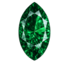 Nano Emerald Green Very Dark #111 Marquise