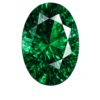 Nano Emerald Green Very Dark #111 Oval