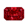 Octagon Garnet #7 Synthetic Gem