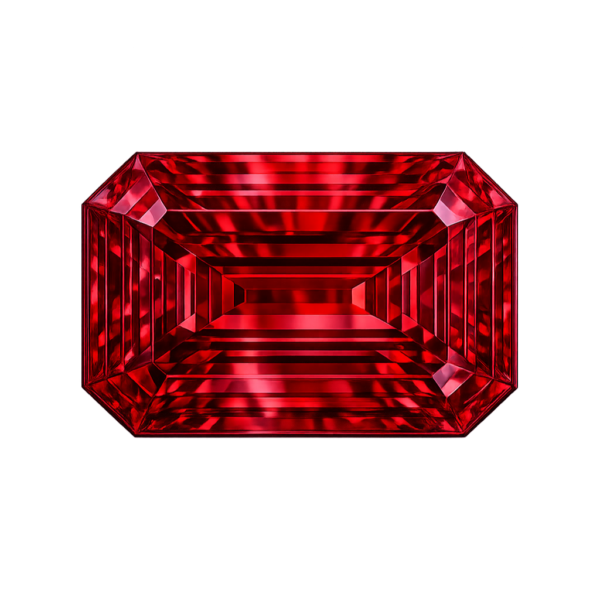 Octagon Garnet #7 Synthetic Gem