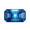 Octagon Lab created Dark sapphire #35