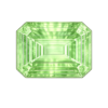 Octagon Natural Earth Mine Genuine Green Amethyst