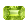 Octagon Natural Earth Mine Genuine Peridot