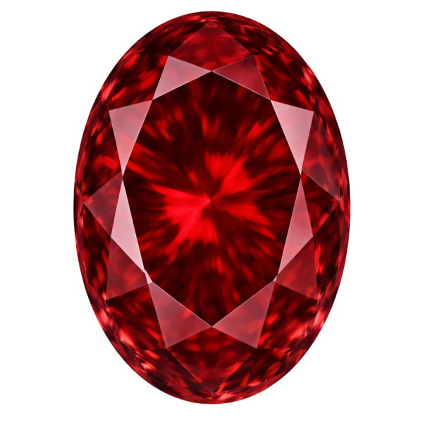 Oval Garnet #7 Synthetic gem