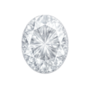Oval White# 12 synthetic Gem