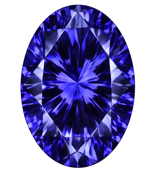 Oval cz Tanzanite