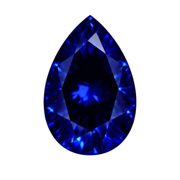 Pear Blue Sapphire #34