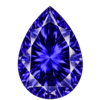 Pear CZ Tanzanite