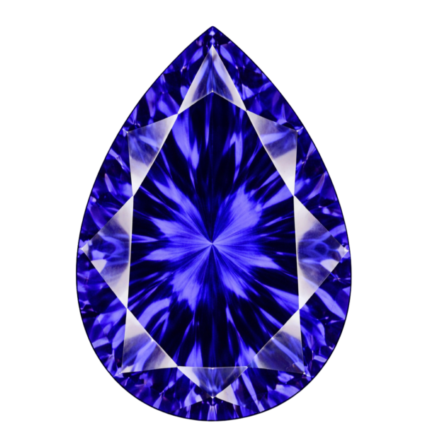 Pear CZ Tanzanite