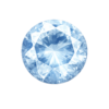 Round Aquamarine #104