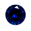 Round Blue Sapphire#34