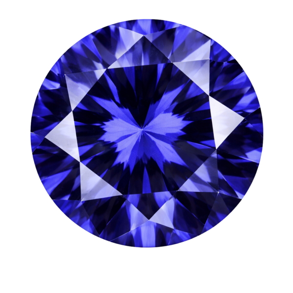 Round CZ Tanzanite
