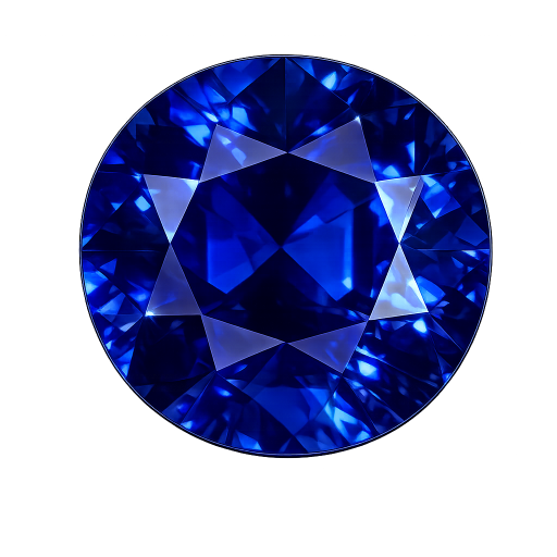 Round Nanos Blue Sapphire #121